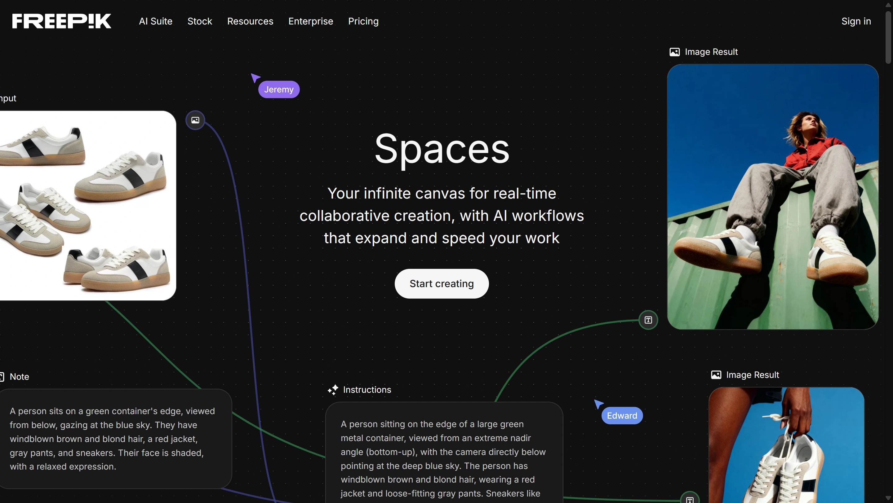 Freepik AI Spaces