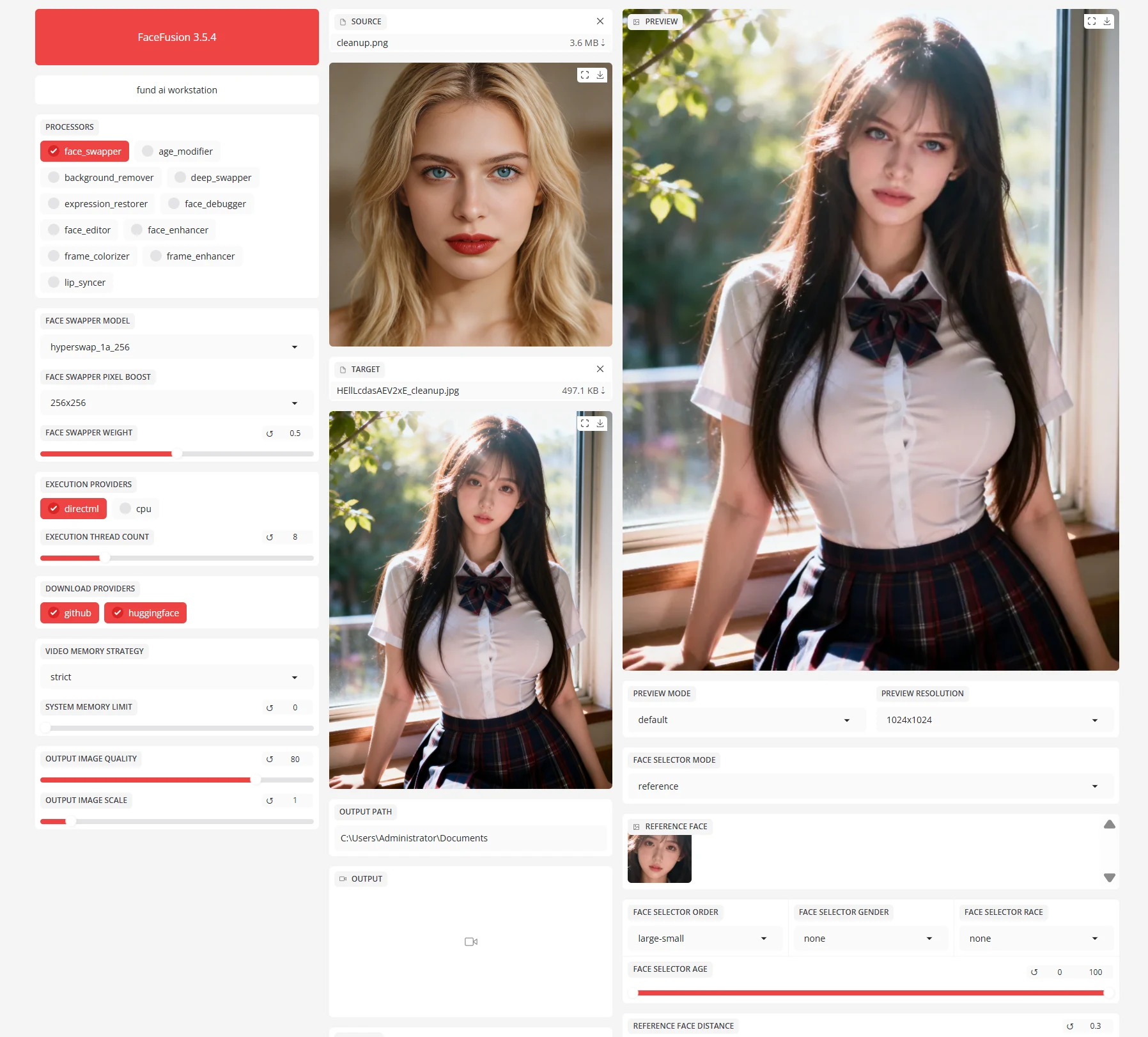 FaceFusion guide — step 12