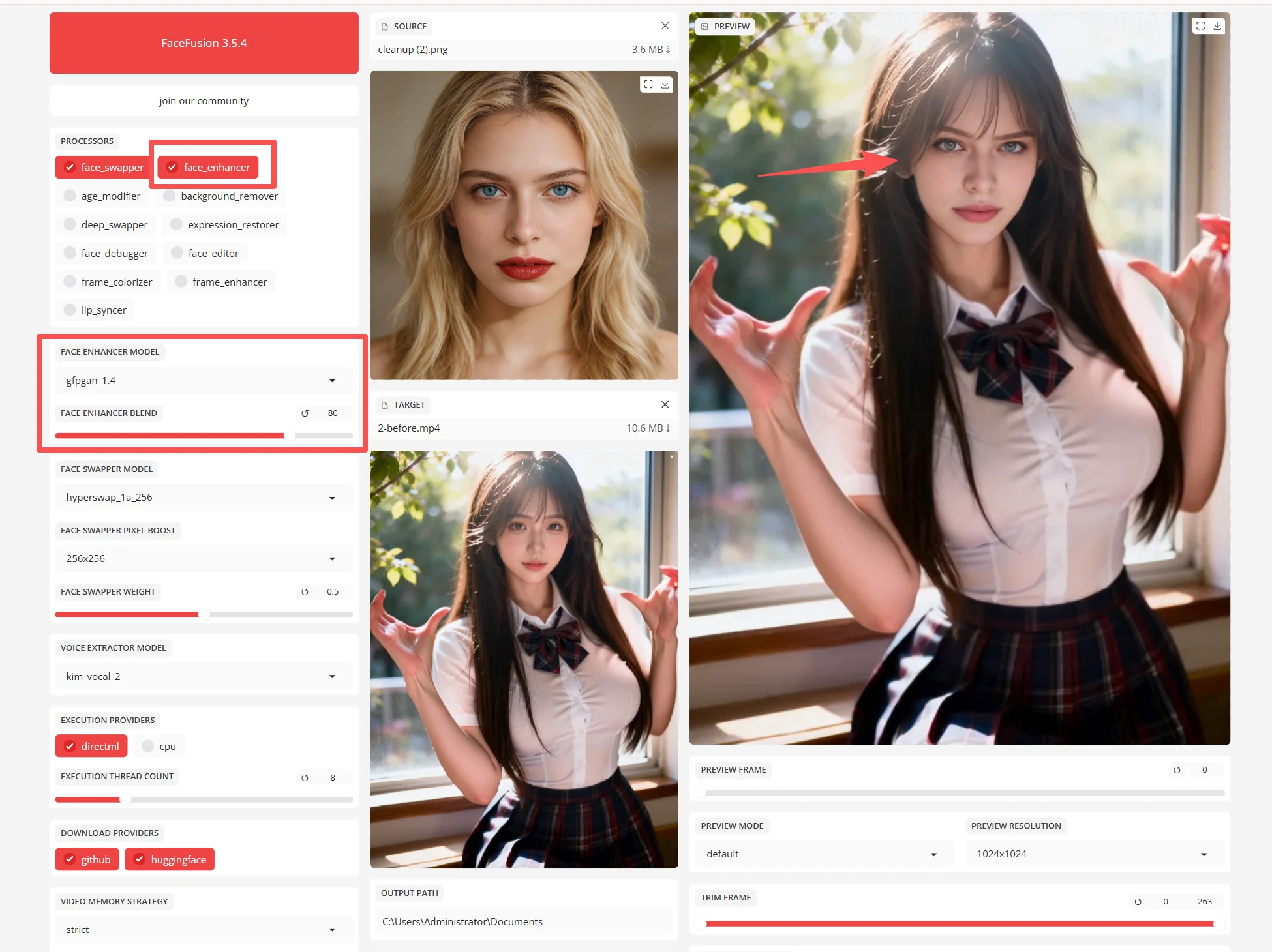 FaceFusion guide — step 19