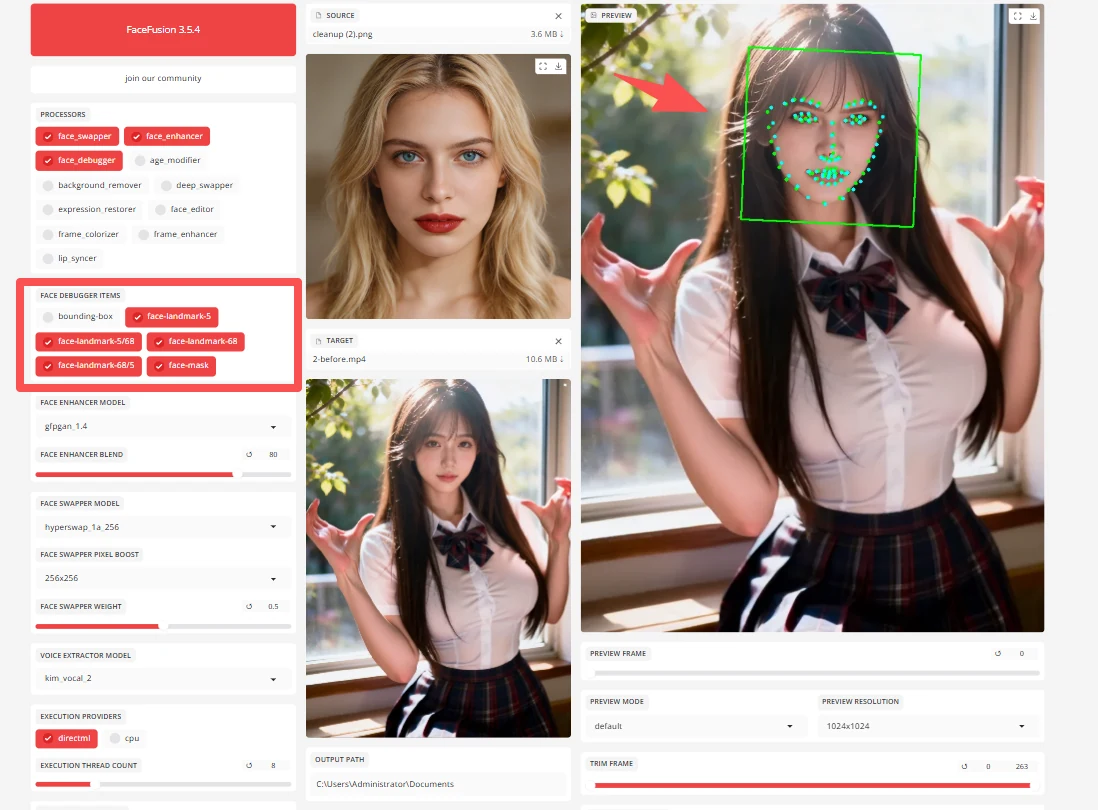 FaceFusion guide — step 22