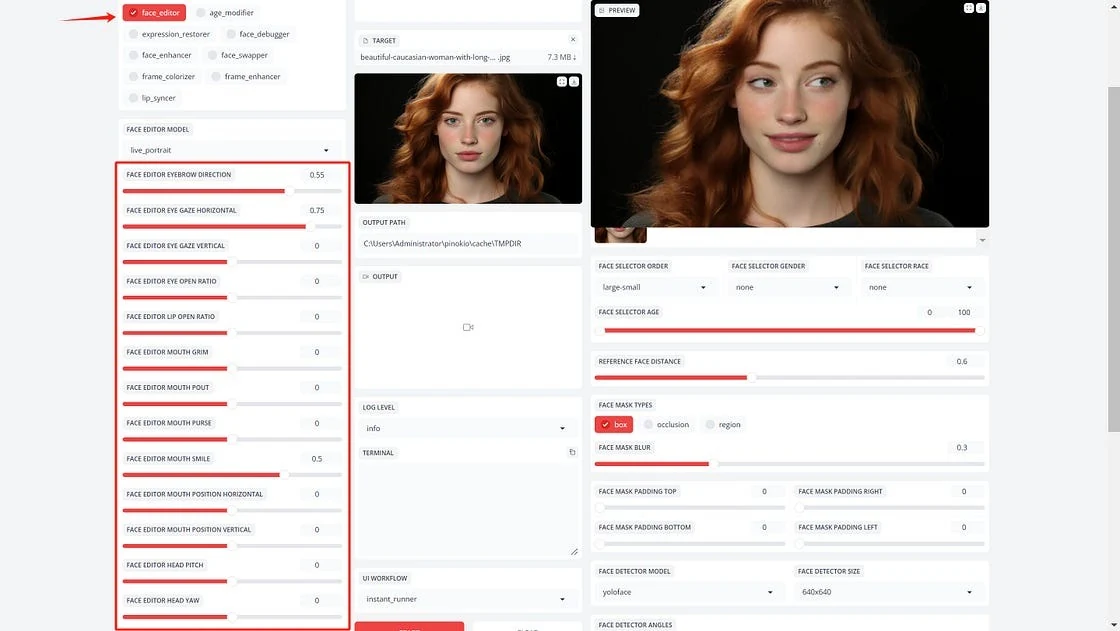 FaceFusion guide — step 26